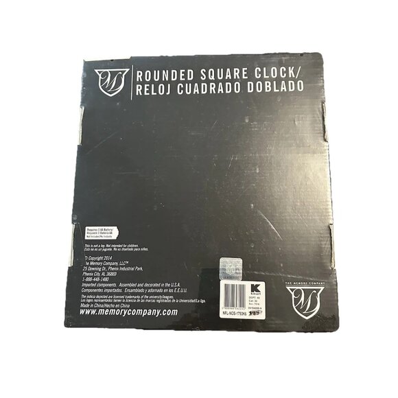 Memory company NFL football Saints wall clock fluer di lis AA Batteries - Picture 2 of 2